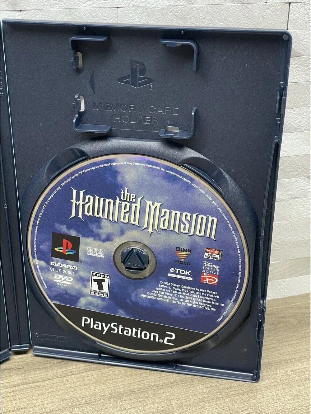 The Haunted Mansion - PS2 PlayStation 2 w/ Movie Ticket - Complete CIB w/ Manual